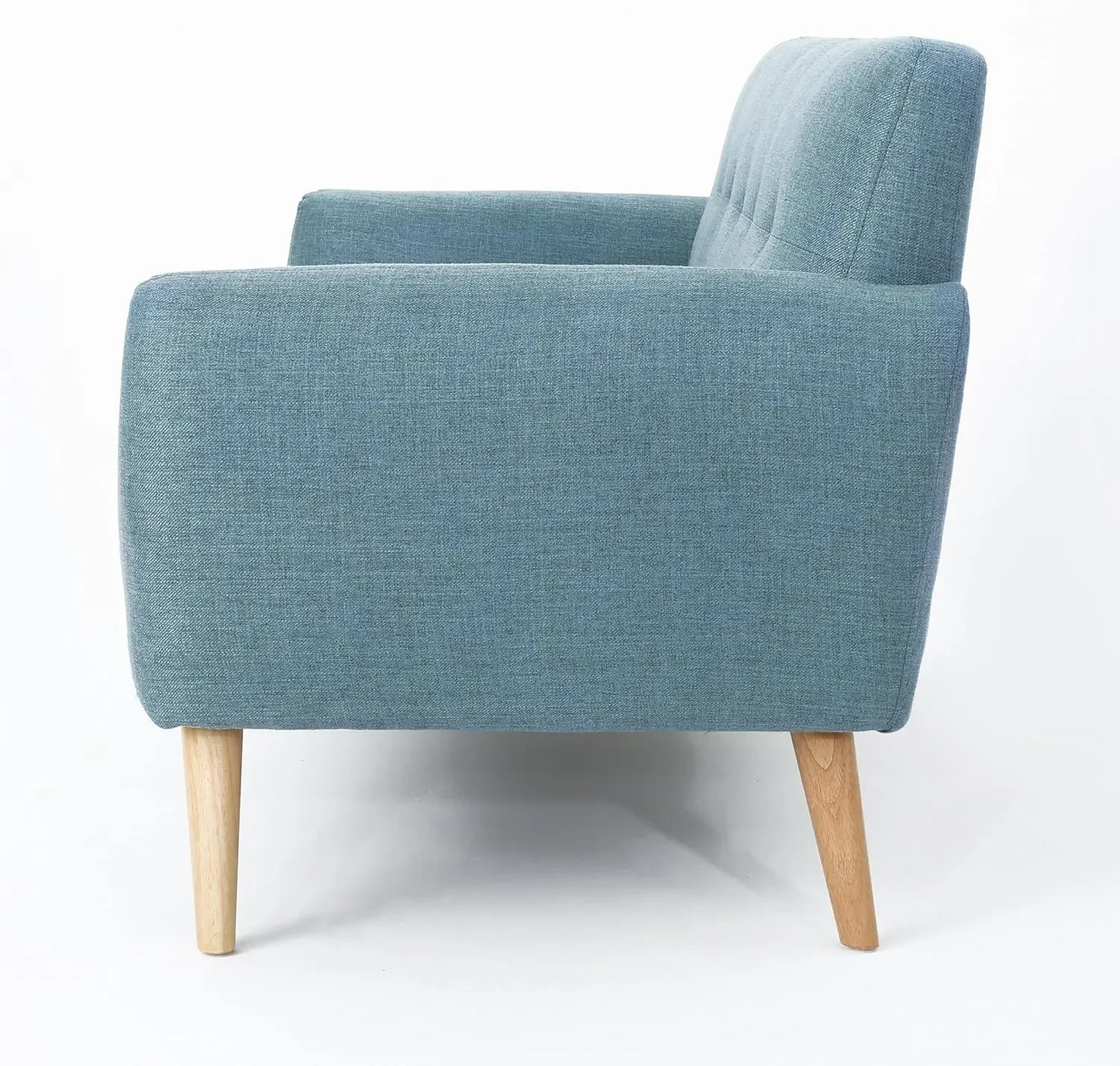 XMSJ Josephine Mid-Century Modern Petite Fabric Sofa