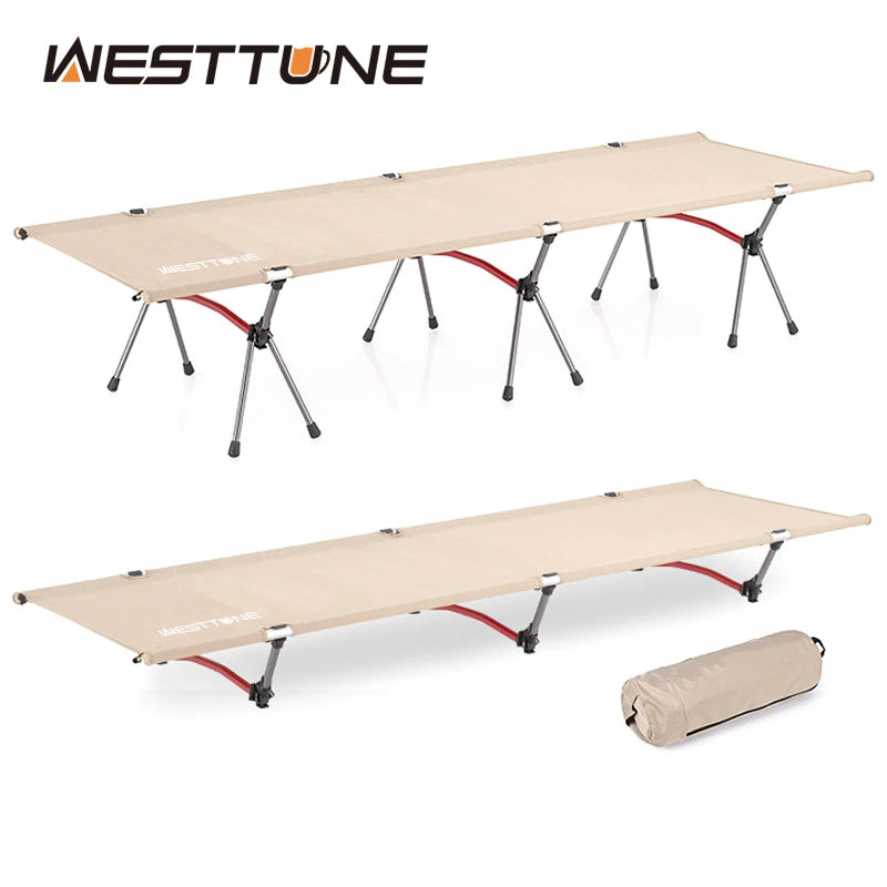 WESTTUNE Camping Cot Ultralight Folding Bed Outdoors