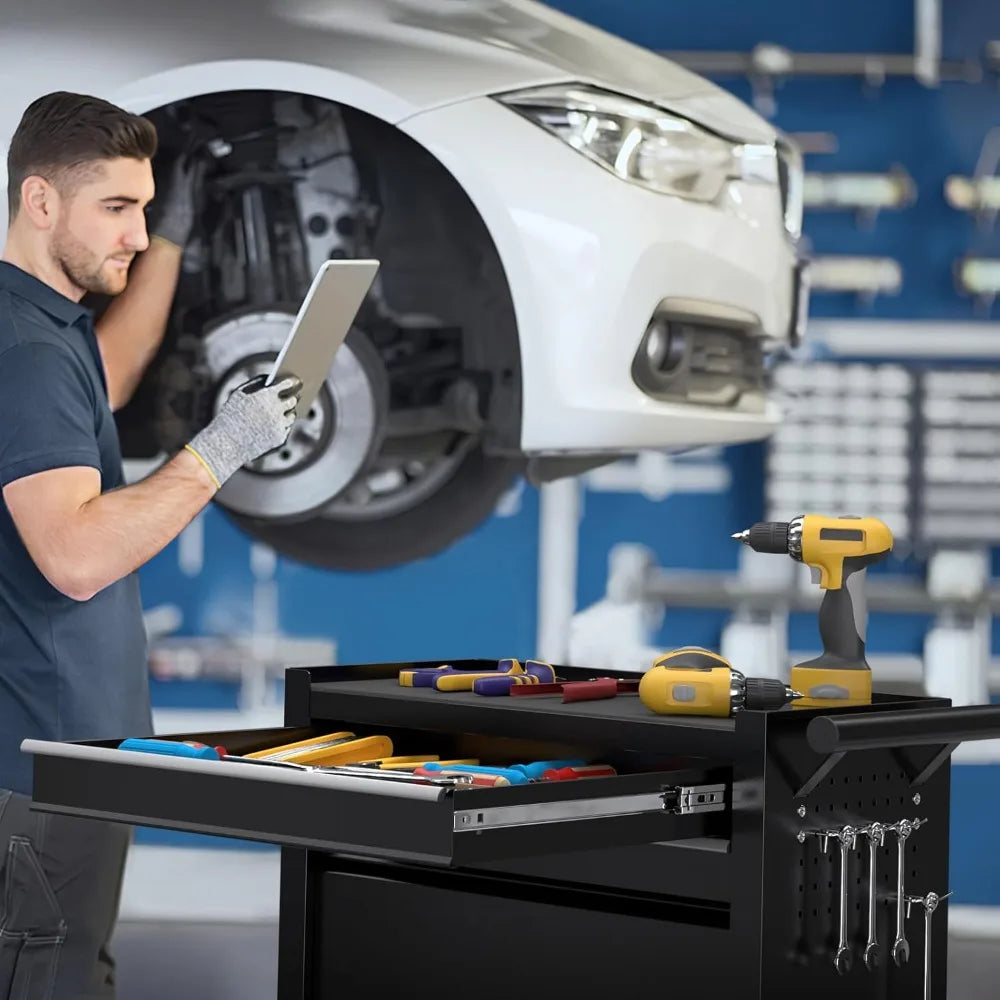 XMSJ Large Tool Chest With Detachable Garage Rolling Box