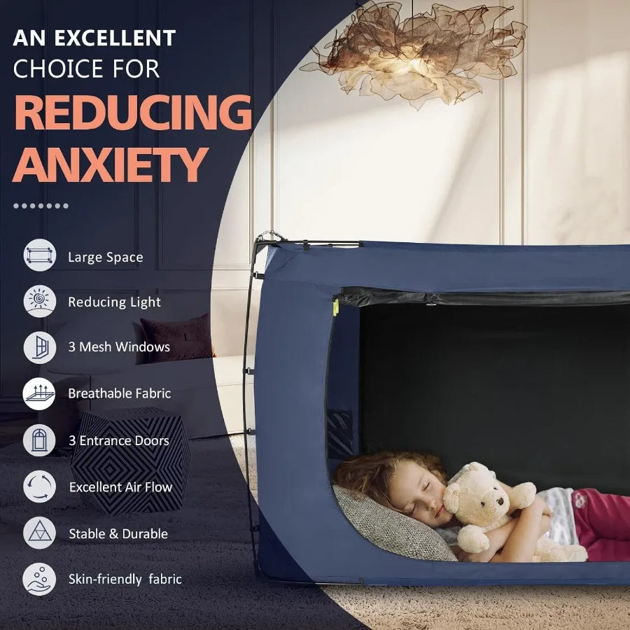 Bed Tent Canopy for Adults Portable Dream Indoor Sleeping Tent
