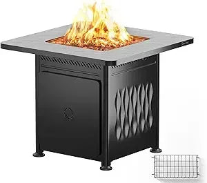 XMSJ Outdoor Propane Fire Pit Table 52,000 BTU USA