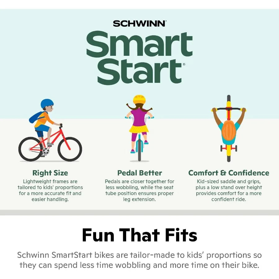 Kids Bike With Adjustable Seat And Ergonomic Design